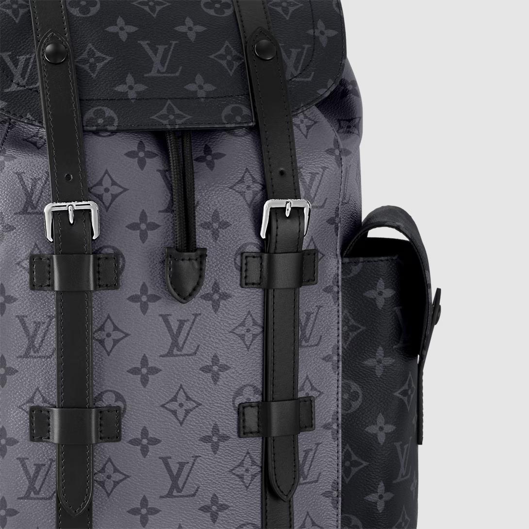 Túi Louis Vuitton Christopher Pm Monogram Eclipse Nam Đen